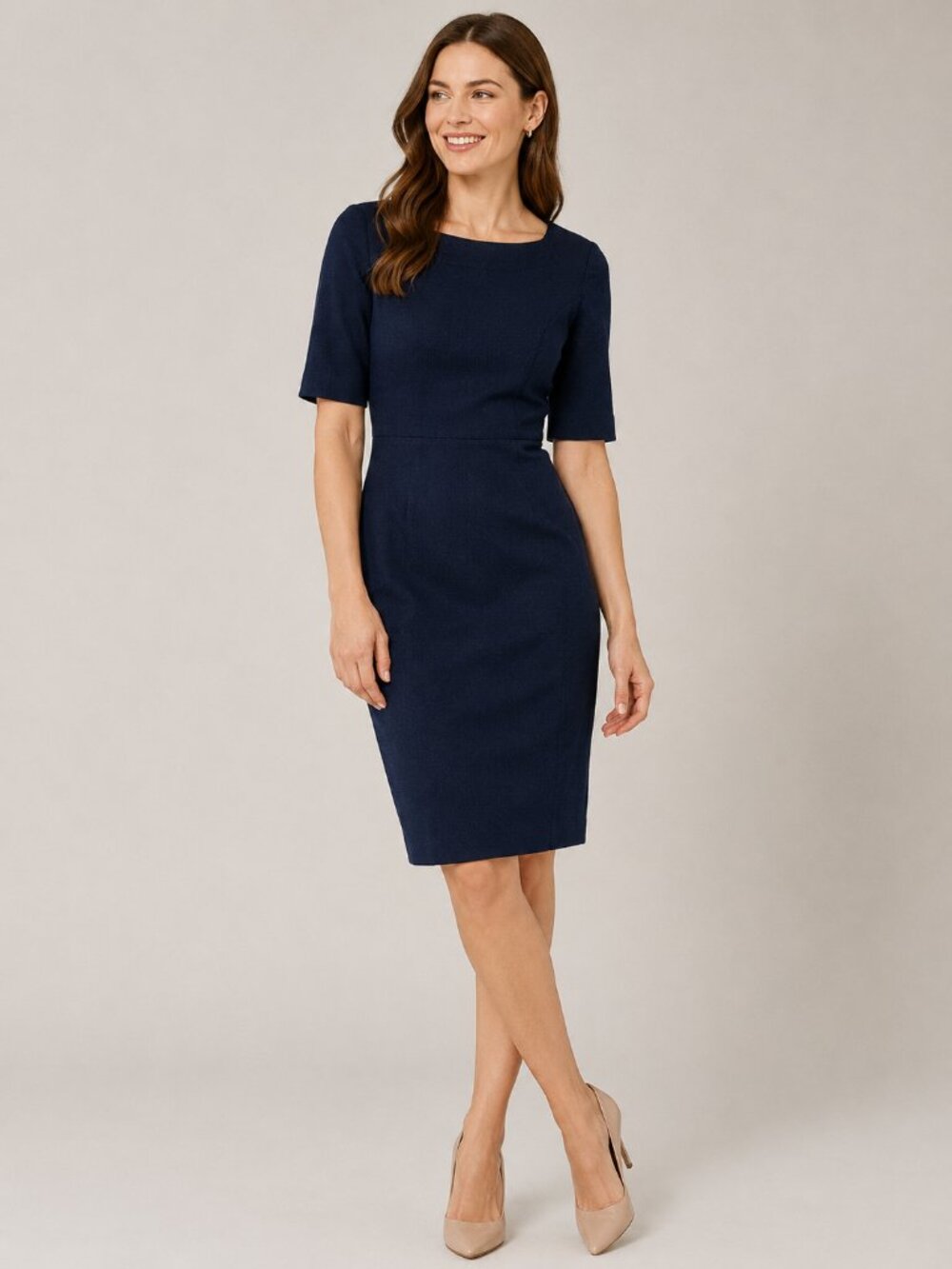Boden Navy Sheath Dress